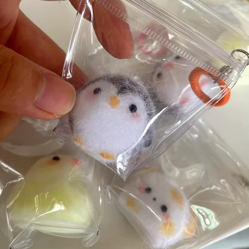 Sticky Tpr Squishy Mini Penguin Duck Stress Relief Squishy New Fidget Toy,Mini Relief Squeeze Toy